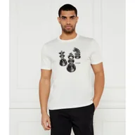 Koszulki męskie - HUGO T-shirt Dischach Regular Fit - miniaturka - grafika 1