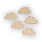 Scrapbooking - Chmury do scrapbookingu, 5 sztuk - miniaturka - grafika 1