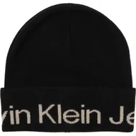 Czapki damskie - CALVIN KLEIN JEANS Czapka | z dodatkiem wełny i kaszmiru - miniaturka - grafika 1
