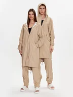 Kurtki damskie - Rains Kurtka przeciwdeszczowa 18140 Beżowy Casual Fit - miniaturka - grafika 1