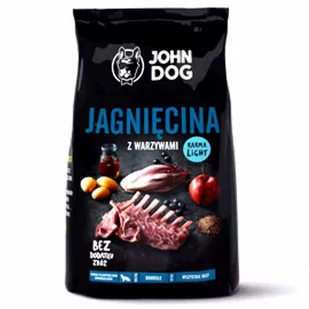 John Dog Jagnięcina z Warzywami Light 12 kg - Sucha karma dla psów - miniaturka - grafika 1