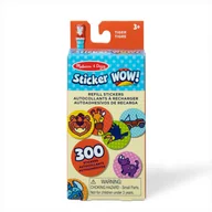 Zabawki kreatywne - 300 naklejek Tygrys  - uzupełnienie do stempelków Sticker WOW! - miniaturka - grafika 1