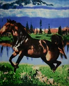 Koce - Koc Ze Zwierzętami Polarowy 160X200 Koń 12743 - miniaturka - grafika 1