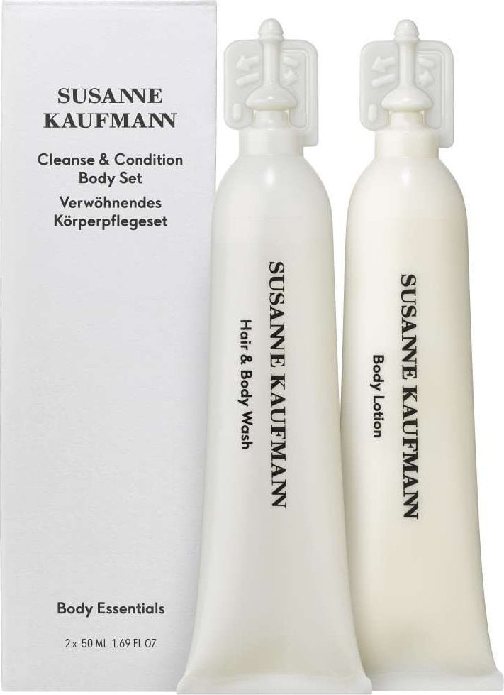 Susanne Kaufmann Cleanse & Condition Set Susanne Kaufmann: Body Wash & Scrubs, Shower Gel & Shampoo 2-In-1, Paraben-Free, 50 ml + Body Lotions & Creams, Paraben-Free, Soothing, Daily, Body Lotion, 50 ml For Women