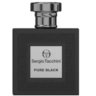 Wody i perfumy męskie - Sergio Tacchini Woda toaletowa dla mężczyzn Pure Black 100 ml - perfumy - miniaturka - grafika 1