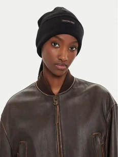 Calvin Klein Czapka Inst Patch Beanie K60K612322 Czarny - Czapki damskie - miniaturka - grafika 1