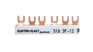 Elektro-Plast Szyna prądowa S18 3F-12 45.388 - Inne akcesoria elektryczne - miniaturka - grafika 1