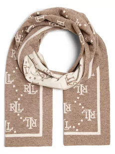 Lauren Ralph Lauren - Szalik damski, brązowy|beżowy - Apaszki i szaliki damskie - miniaturka - grafika 1