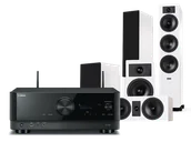 Kino domowe - Yamaha RX-V6A (czarny) + Tesi 6 + 2 + 7 (biały) - miniaturka - grafika 1