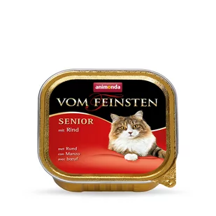 Animonda Vom Feinsten Senior Cat z wołowiną 100g - Mokra karma dla kotów - miniaturka - grafika 1