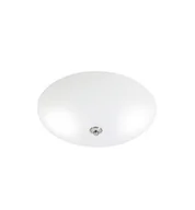 Lampy sufitowe - Klasyczny plafon z białym, oszronionym kloszem 108765 z serii PLATILLO - miniaturka - grafika 1