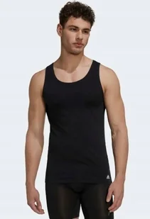 ADIDAS KOSZULKA BEZ RĘKAWÓW CZARNA Z LOGO 2 PAK M J_A - Koszulki męskie - miniaturka - grafika 1