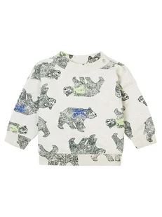 Noppies Bluza "Gouzon" w kolorze białym - Bluzy i sweterki niemowlęce - miniaturka - grafika 1