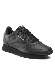 "Reebok Classic Leather Damskie Czarne (GY0960)" - Trampki męskie - miniaturka - grafika 1