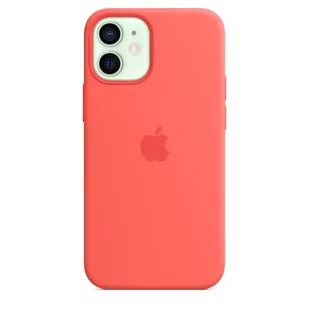 APPLE Etui Silicone Case do iPhone 12 mini Różowy cytrus | MHKP3ZM/A - Etui i futerały do telefonów - miniaturka - grafika 3