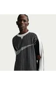 Swetry męskie - Męski sweter zdżerseju Nike Club - Czerń - miniaturka - grafika 1