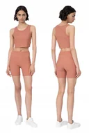 Spodenki damskie - 4F LEGGINSY DAMSKIE KRÓTKIE KOLARKI SPORTOWE - miniaturka - grafika 1
