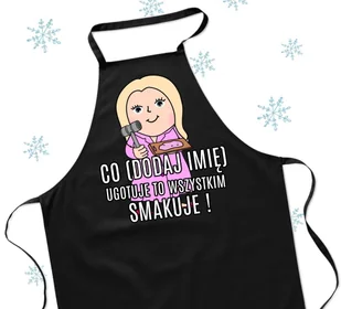 ŚMIESZNY FARTUCH NA PREZENT DLA BLONDYNKI Z IMIENIEM - Fartuchy i rękawice kuchenne - miniaturka - grafika 1