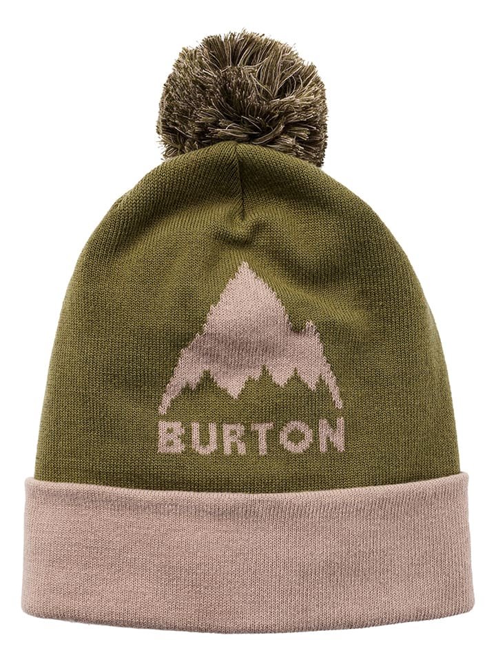Burton Czapka w kolorze oliwkowo-beżowym