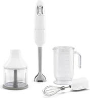 Blendery kielichowe - Blender ręczny z akcesoriami SMEG HBF03WHEU biały - miniaturka - grafika 1