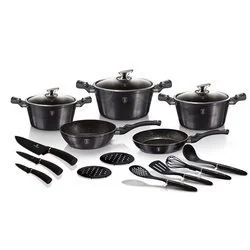 Berlinger Haus Lumarko Berlingerhaus Bh-6920 Carbon Pro BH-6920 Kinghoff - Zestawy garnków i patelni - miniaturka - grafika 7