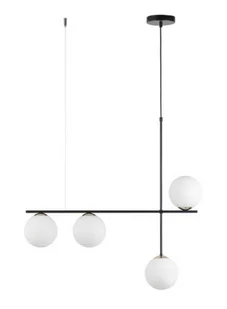 Silia lampa wisząca 4xG9 czarna/biała 33691 - Lampy sufitowe - miniaturka - grafika 1