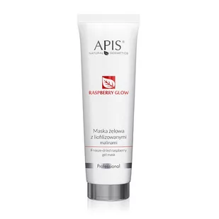 Apis Professional Maska żelowa z liofilizowanymi malinami Professional Raspberry Glow 100 ml - Maseczki do twarzy - miniaturka - grafika 1