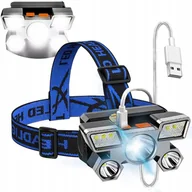 Latarki - Latarka Czołowa Led 9x Na Czoło Mocna Najlepsza - miniaturka - grafika 1