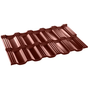 Blachodachówka REVO-Sim 25 wiśniowy mat - Pokrycia dachowe - miniaturka - grafika 1