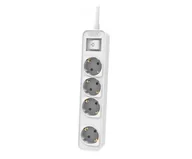 Listwy zasilające - Philips Listwa zasilająca - 4 gniazda 1.5m - miniaturka - grafika 1