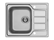 Zlewozmywaki - Pyramis Zlewozmywak ze stali nierdzewnej ATHENA 62x50 1B1D - miniaturka - grafika 1