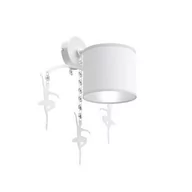 Lampy ścienne - Milagro Baletnica kinkiet 1-punktowy biały MLP4966 - miniaturka - grafika 1