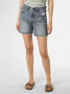 Spodenki damskie - Levi's Damskie szorty dżinsowe - 501 Kobiety Bawełna niebieski jednolity, 26 - miniaturka - grafika 1