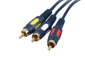 Kable - KABEL 3XRCA - 3XRCA CHINCH 3RCA łezka 15m RK32 - miniaturka - grafika 1