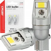 Żarówki samochodowe - Żarówki led canbus t10 w5w 2smd 3570 white 12v 24v amio-04256 - miniaturka - grafika 1