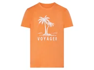 Koszulki męskie - esmara Men T-shirt męski z bawełną (Pomarańczowy, S(44/46)) - miniaturka - grafika 1