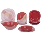 Serwisy obiadowe - Serwis obiadowy szklany LUMINARC New Carine Glistheme 6 osób (19 elementów) - miniaturka - grafika 1