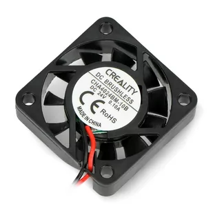 Creality Cichy wentylator osiowy 24V 40x40x10mm do drukarek 3D Creality Ender-3, Ender-3 Pro, Ender-5 V2 CRL-19969 - Filamenty i akcesoria do drukarek 3D - miniaturka - grafika 1