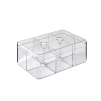 MEPAL Rosti Mepal 106815053100 Tee pudełko prostokątne SAN przezroczysty 21,7 x 14,8 x 8,5 cm 106815053100 - Pojemniki kuchenne - miniaturka - grafika 1