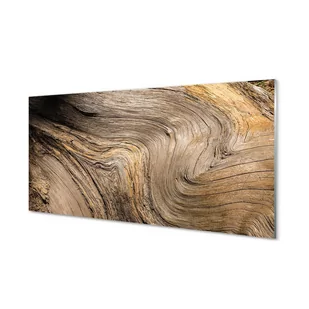 Lacobel dekoracyjny  Drewno struktura słoje 120x60 - Dekoracje domu - miniaturka - grafika 1