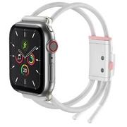 BASEUS pasek opaska bransoleta do Apple Watch 42 mm / 44 mm biały (LBAPWA4-B24) - Biały LBAPWA4-B24