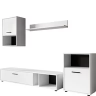 Inne meble do salonu - Meblościanka Halo Laski Meble Dąb Sand Grange - miniaturka - grafika 1