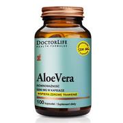 Suplementy naturalne - Doctor Life Aloe Vera Trawienie 100 Kapsułek - miniaturka - grafika 1