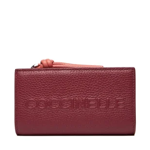 Duży Portfel Damski Coccinelle Coccinellemyrtha Maxi Log E2 QBB 11 F1 01 Bordowy - Portfele - miniaturka - grafika 1