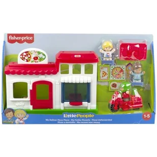 Fisher Price Zabawka Little People Pizzeria HBR79 - Figurki dla dzieci - miniaturka - grafika 1