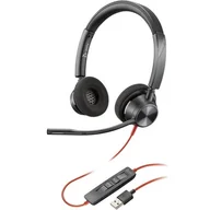 Słuchawki - POLY Blackwire 3320 76J17AA Czarny - miniaturka - grafika 1