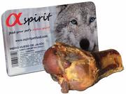 Przysmaki dla psów - Alpha Spirit kość z szynki serrano, połowa  3 sztuki - miniaturka - grafika 1