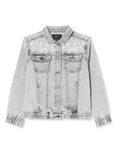 IKKS JUNIOR Chłopięca kurtka dżinsowa, jasnoszary., 8 Lat - Kurtki i płaszcze dla dziewczynek - miniaturka - grafika 1