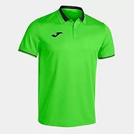 Koszulki męskie - Joma Męska koszulka polo Championship Vi Neonowo-zielony czarny Talla Normal 101954 - miniaturka - grafika 1