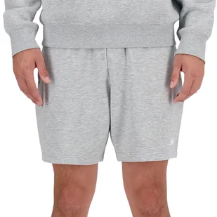 Spodenki New Balance MS41520AG - szare - Spodnie sportowe męskie - miniaturka - grafika 1
